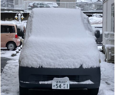❄️今シーズン初めての雪が降りました！