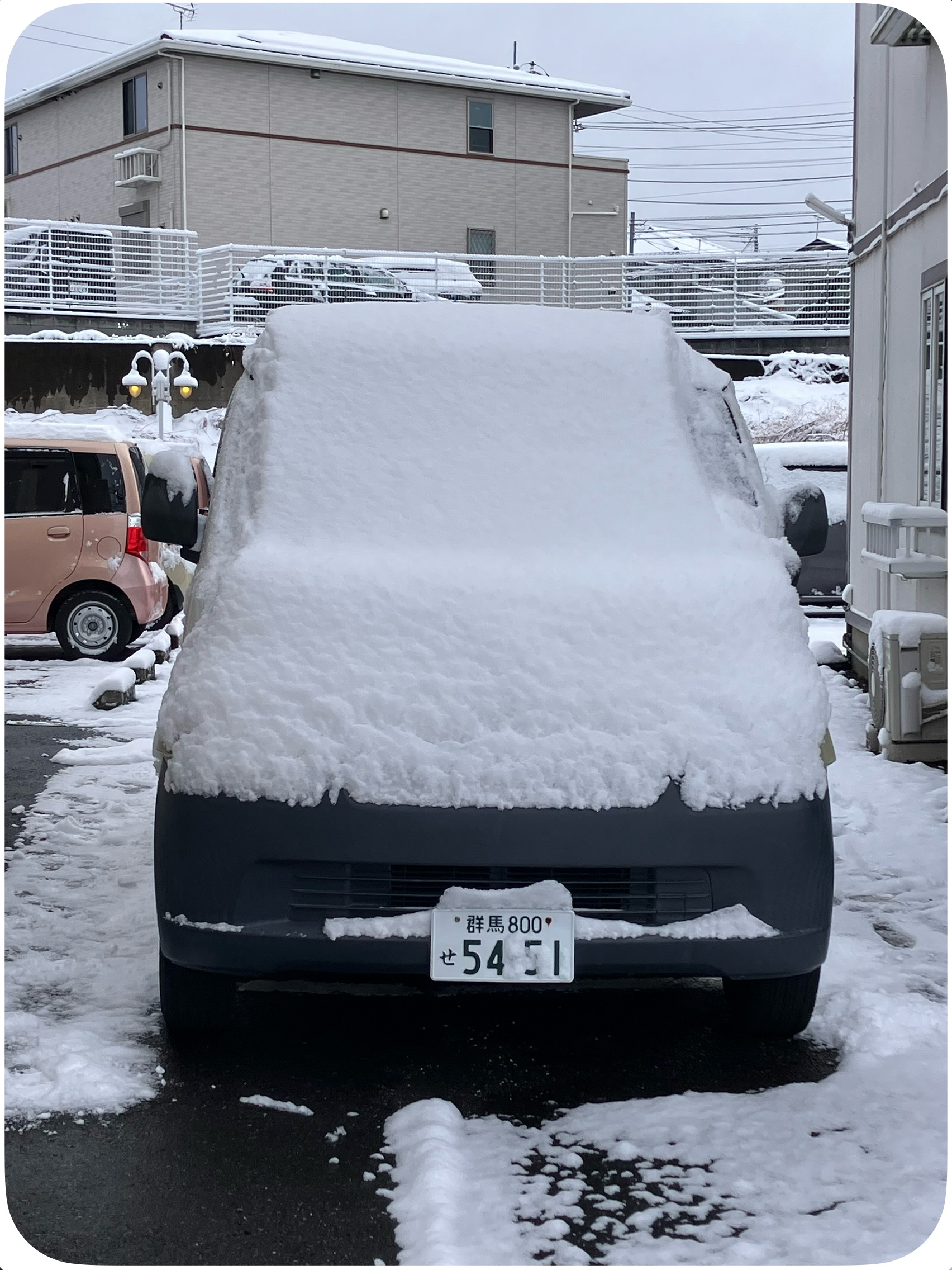 ❄️今シーズン初めての雪が降りました！